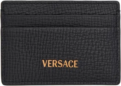 Versace Black '' Myth Card Holder In 1b00v-black-
