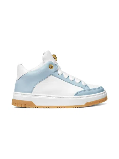 Versace Kids' La Medusa Sneakers In White