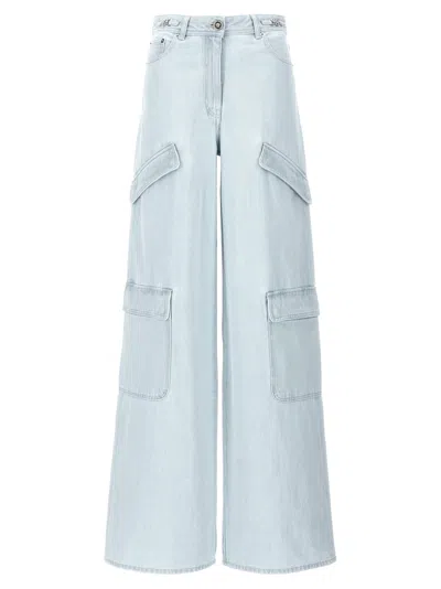 VERSACE LIGHT BLUE CARGO JEANS