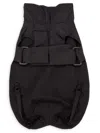 Versace Logo Dog Raincoat In Black