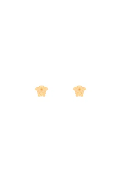 Versace Medusa Earrings In Gold