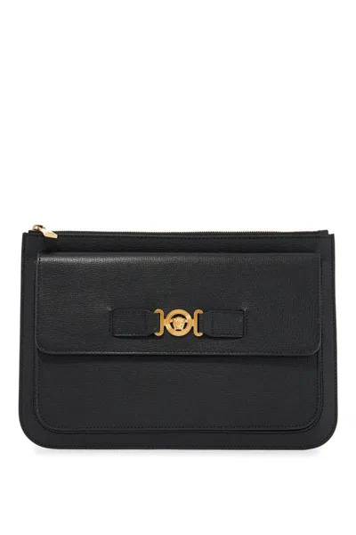 Versace Medusa Pouch In Black