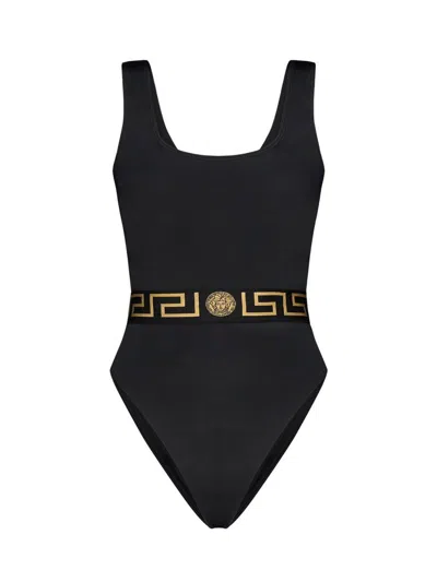 VERSACE VERSACE ONE PIECE SWIMSUIT WITH GREEK BORDER