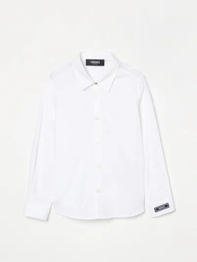 Versace Kids' Hemd  Kinder Farbe Weiss