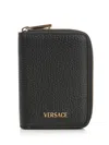 Versace Zip Around Wallet L Calf Leather