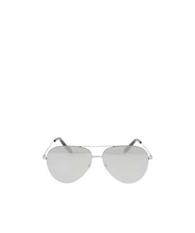 Victoria Beckham Logo Sunglasses In White