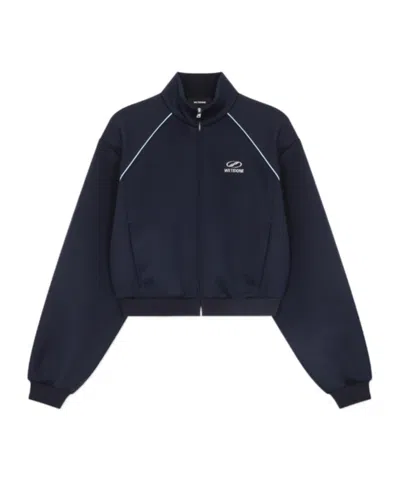 We11 Done Sporty Selldone Track Jacket In Navy