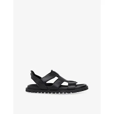 Whistles Omens  Freya Fisherman Leather Sandal In Black