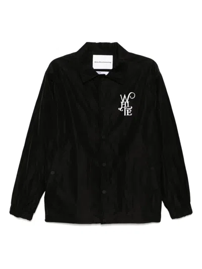 White Mountaineering Logo-print Coach Jacket