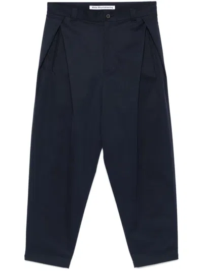 White Mountaineering Hose Mit Tapered-bein In Blau