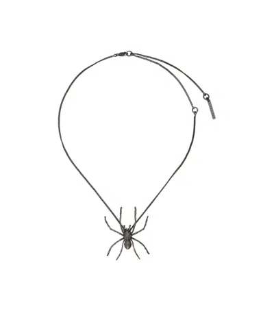 Y/project Spider Pendant Necklace In Black