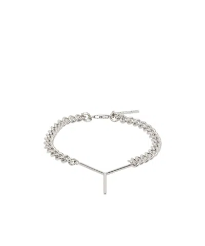 Y/project Y-pendant Chain Bracelet In White