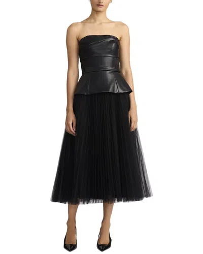 Zac Posen Pleated Tulle Dress