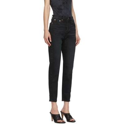 LEVIS 黑色 WEDGIE FIT 牛仔裤