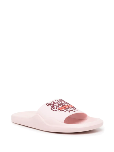 KENZO TIGER HEAD-PRINT SLIDES 