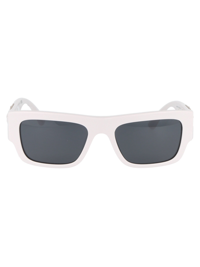 Shop Versace Sunglasses In 314/87 White