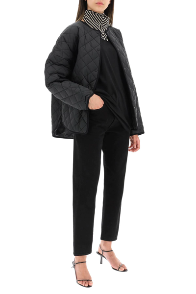 Shop Totême Quilted Jacket In Black