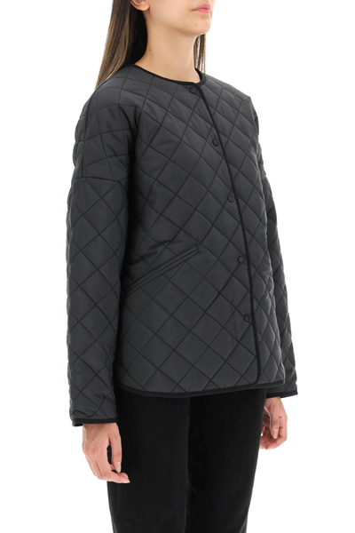 Shop Totême Quilted Jacket In Black