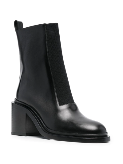 JIL SANDER ANKLE-LENGTH 90MM BOOTS 