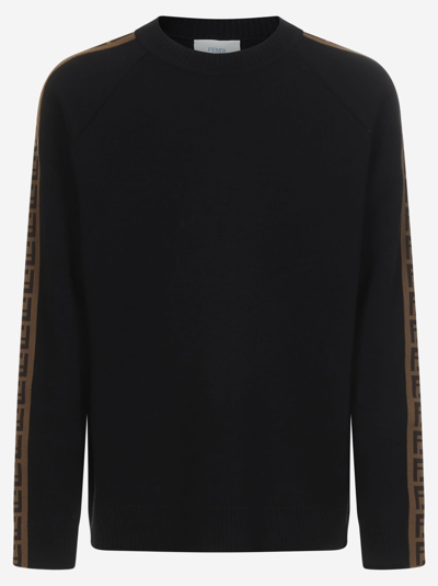 Shop Fendi Sweater In Black