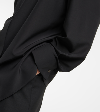 THE ROW SISELLA SILK AND WOOL SHIRT 