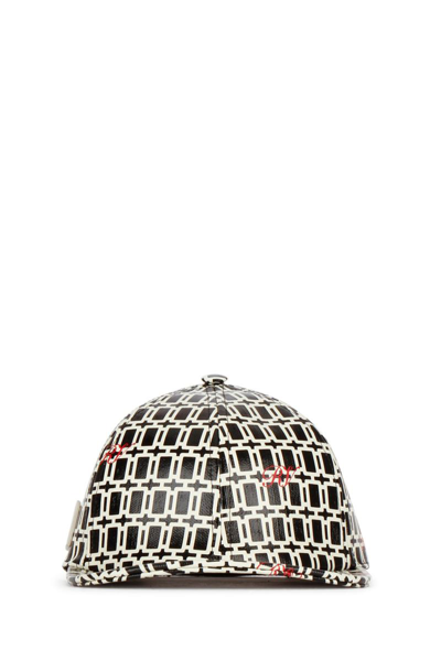 Roger Vivier High-shine Graphic-print Cap In B999