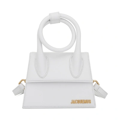 Shop Jacquemus Women's Le Chiquito Noeud Leather Bag
