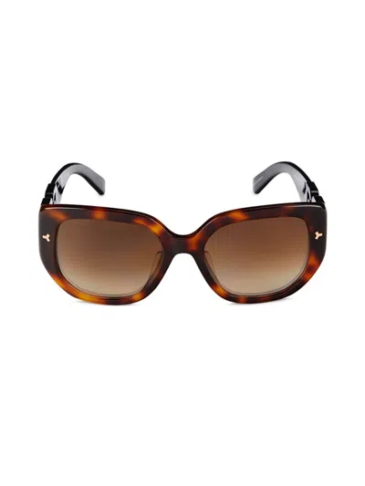 BALLY WOMEN'S 56MM BUTTERFLY SUNGLASSES 