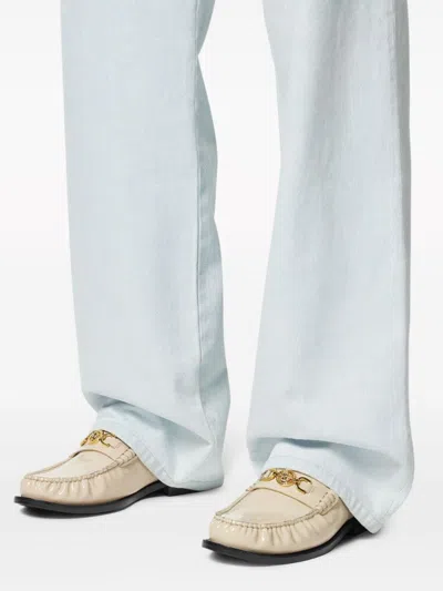 VERSACE VERSACE FLAT SHOES 