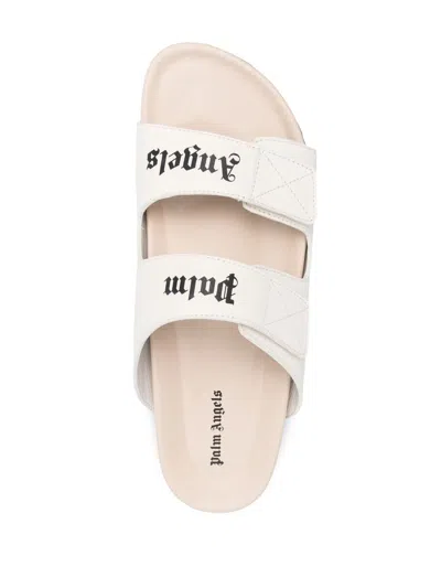 Shop Palm Angels Logo Sandals