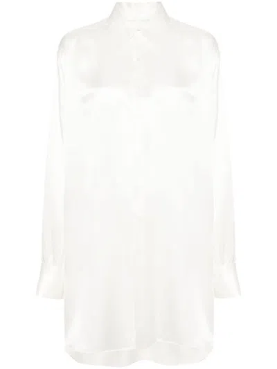 Shop Maison Margiela Long Sleeves Shirt Clothing In White