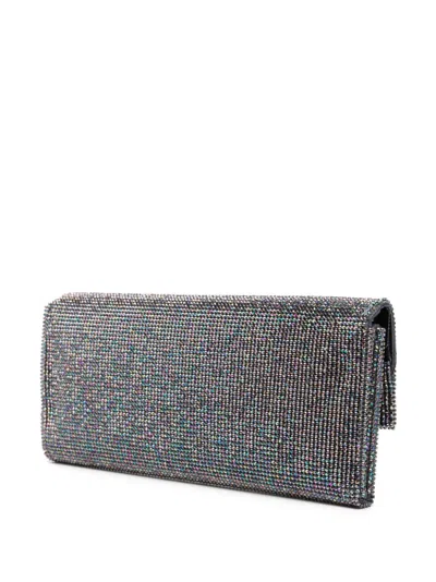 Shop Benedetta Bruzziches Vittissima La Grande Crystal Embellished Clutch Bag
