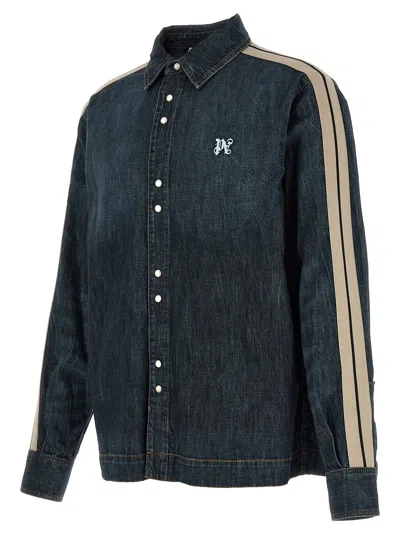 Shop Palm Angels 'monogram Track' Shirt