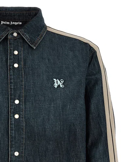 Shop Palm Angels 'monogram Track' Shirt