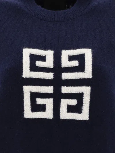 Shop Givenchy Sweaters In Blue