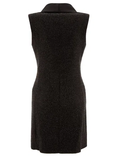 Shop Max Mara "eiffel" Sleeveless Dress In Black