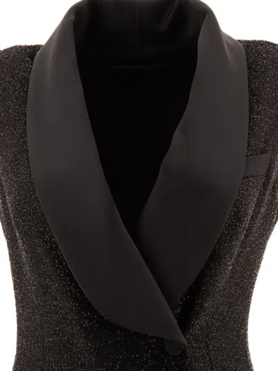 Shop Max Mara "eiffel" Sleeveless Dress In Black