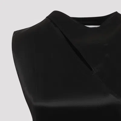 Jil Sander Dress In Black Polyamide Polyester In Black