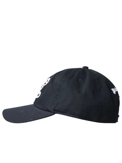 Shop Palm Angels Baseball Cap In Black