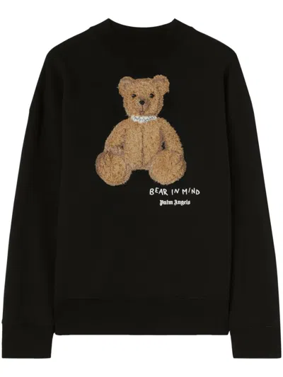 Shop Palm Angels Bear In Mind Sweatshirt