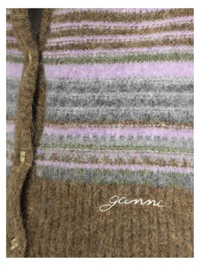 Shop Ganni Knitwear In Multicolour