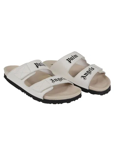Shop Palm Angels Sandals In White