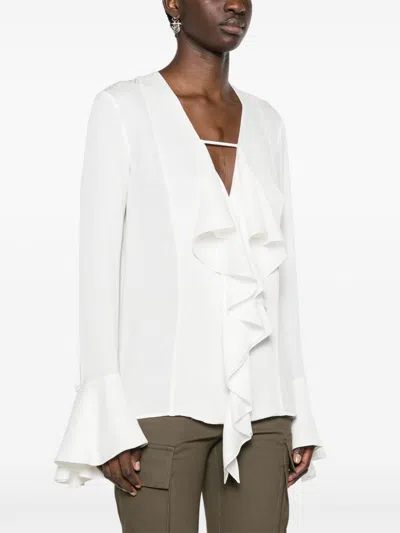 Givenchy Ruffled Blouse In Multicolor