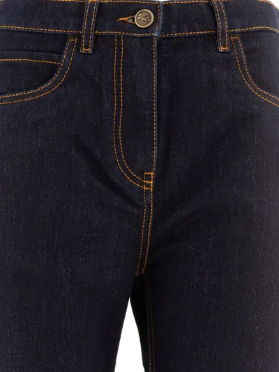 Shop Etro Straight-leg Jeans In Blue