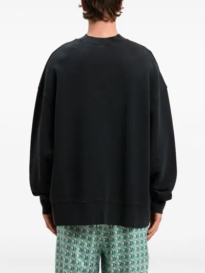 Shop Palm Angels Crossroads Bear Sweatshirt In 1084 Black Multicolor