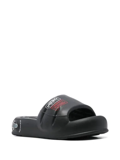 Shop Kenzo Sandals In Black