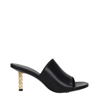 Givenchy G Cube 75mm Leather Mules