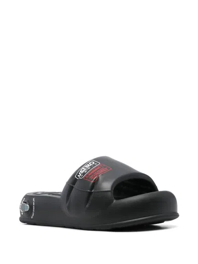 Shop Kenzo Sandals In Black