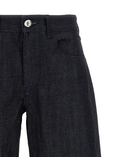 Jil Sander Denim Jeans With Back Pocket And Belt Loops In Black