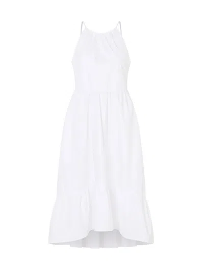 Armani Exchange Dresses In Optic White